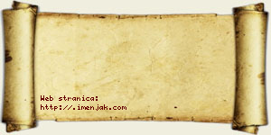 Jovana Ćetković vizit kartica